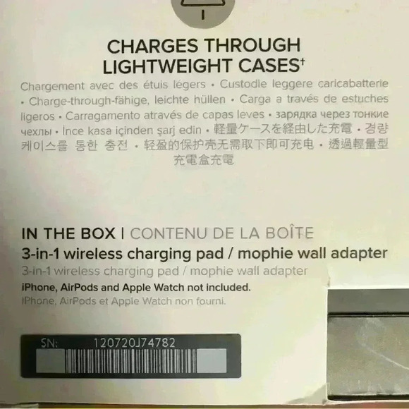 Mophie Universal Dual Wireless Charging Pad Fast Charge - Picture 4 of 5